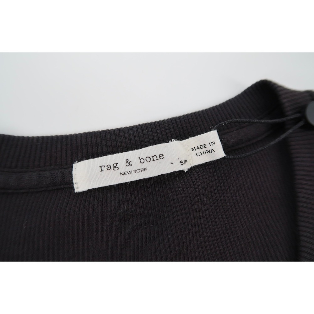 Rag & Bone Mallory Thermal Long Sleeve Dress Button Women's Small‎ New - Picture 2 of 11